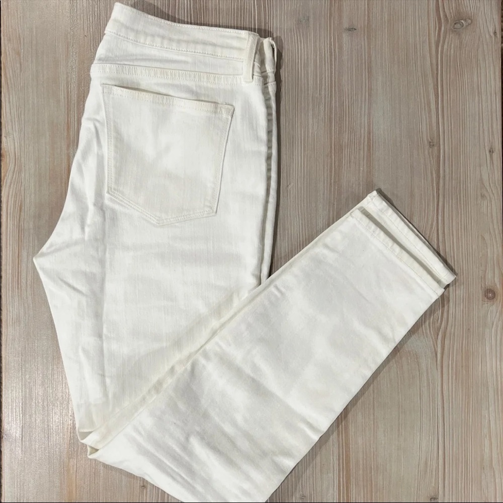 J Crew White Jeans Sz 28